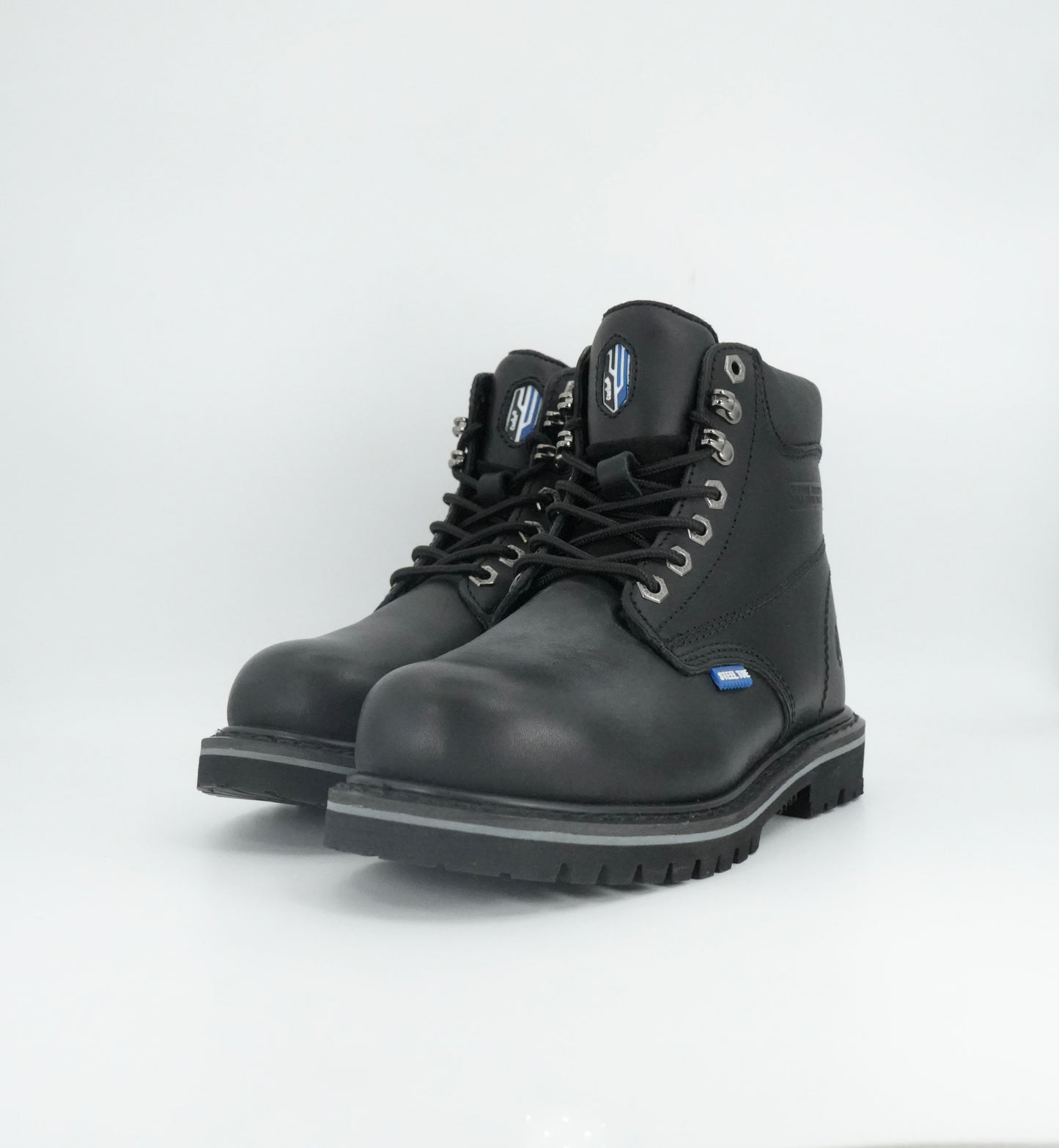 Cactus Men's Steel Toe Work Boot - Black
