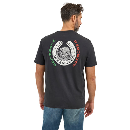 Wrangler Men's Black Mexico Horseshoe Graphic T-Shirt