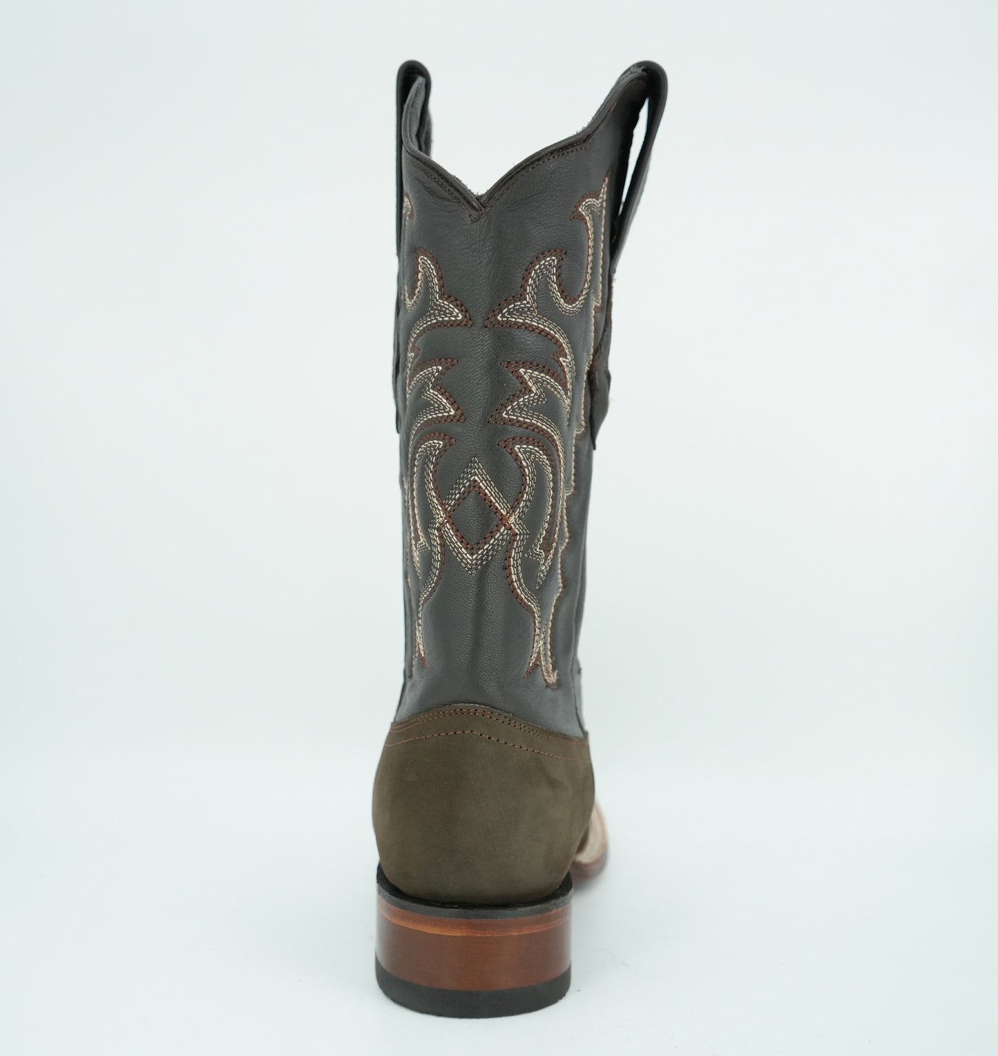 Wild West Women’s Nobuck Dark Tabacco Wide Square Toe Boot