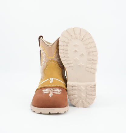 Quincy Toddler Crazy Tan/Honey Boot