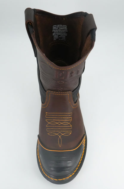 Cebu Men's Farmer Round Toe Work Boot - Brown