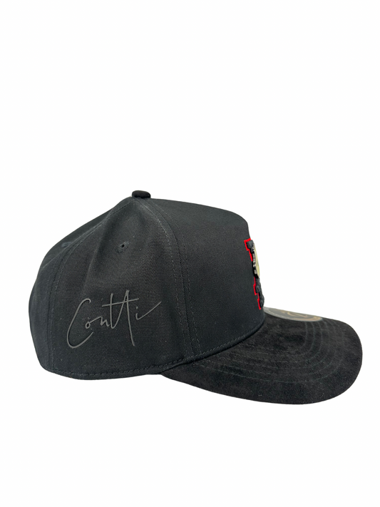 Contti LA Cowboy Snapback Cap Black