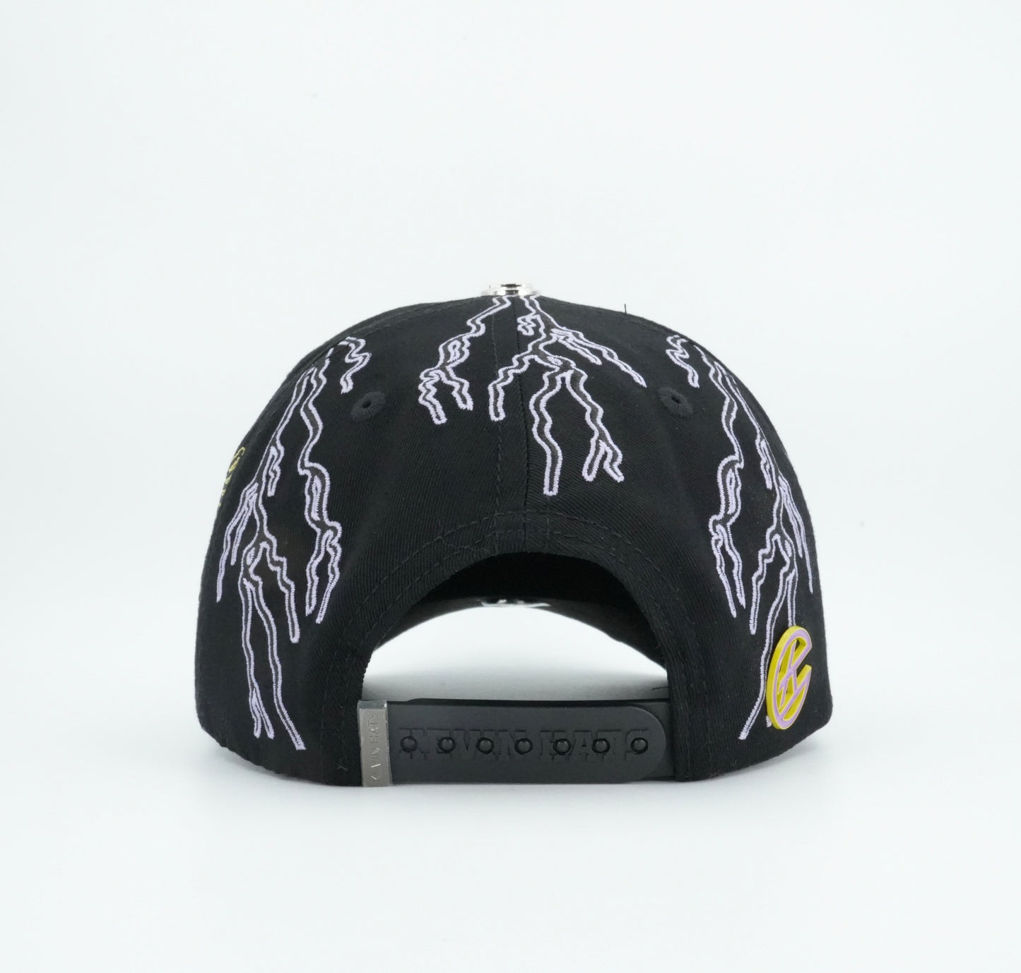 Kevin Hats LA Cupid Black/Yellow/Purple Design Cap