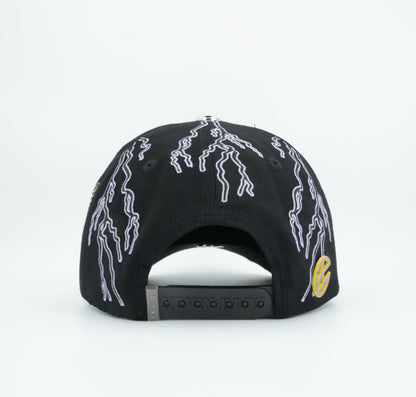Kevin Hats LA Cupid Black/Yellow/Purple Design Cap