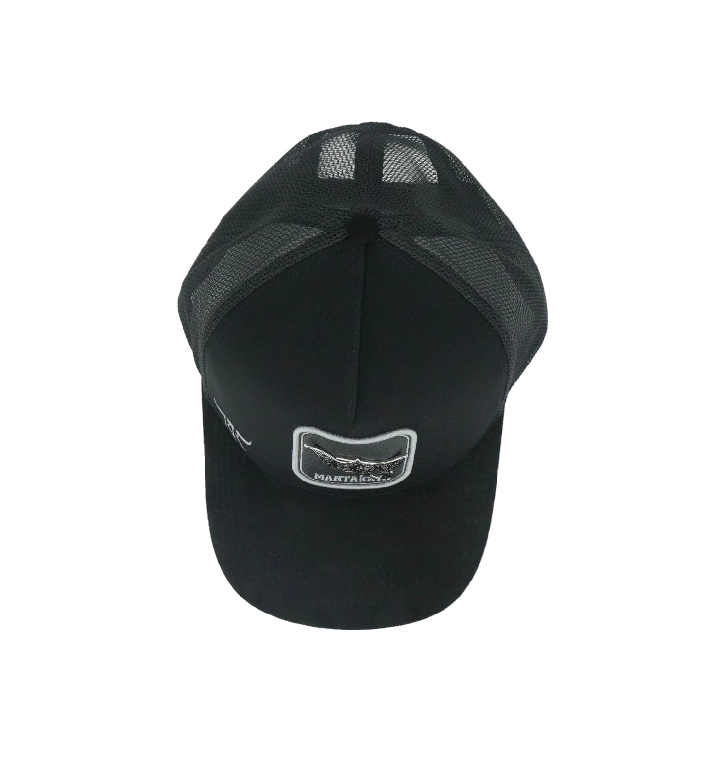 The King Ranch Mantaraya Patch Cap - Black