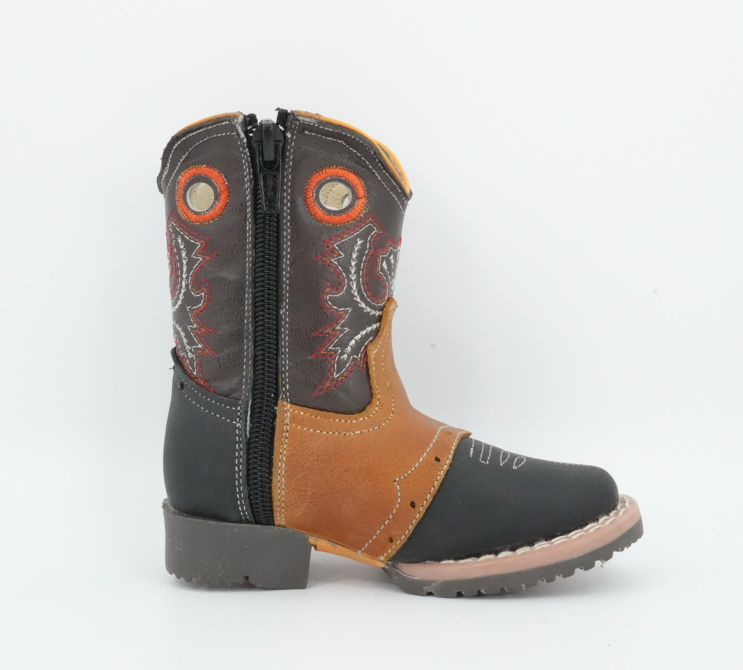 El General Kid's Crazy Black/Honey Boot