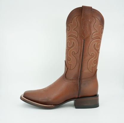 Vaquero Signature Women’s Brown Wide Square Toe Boot