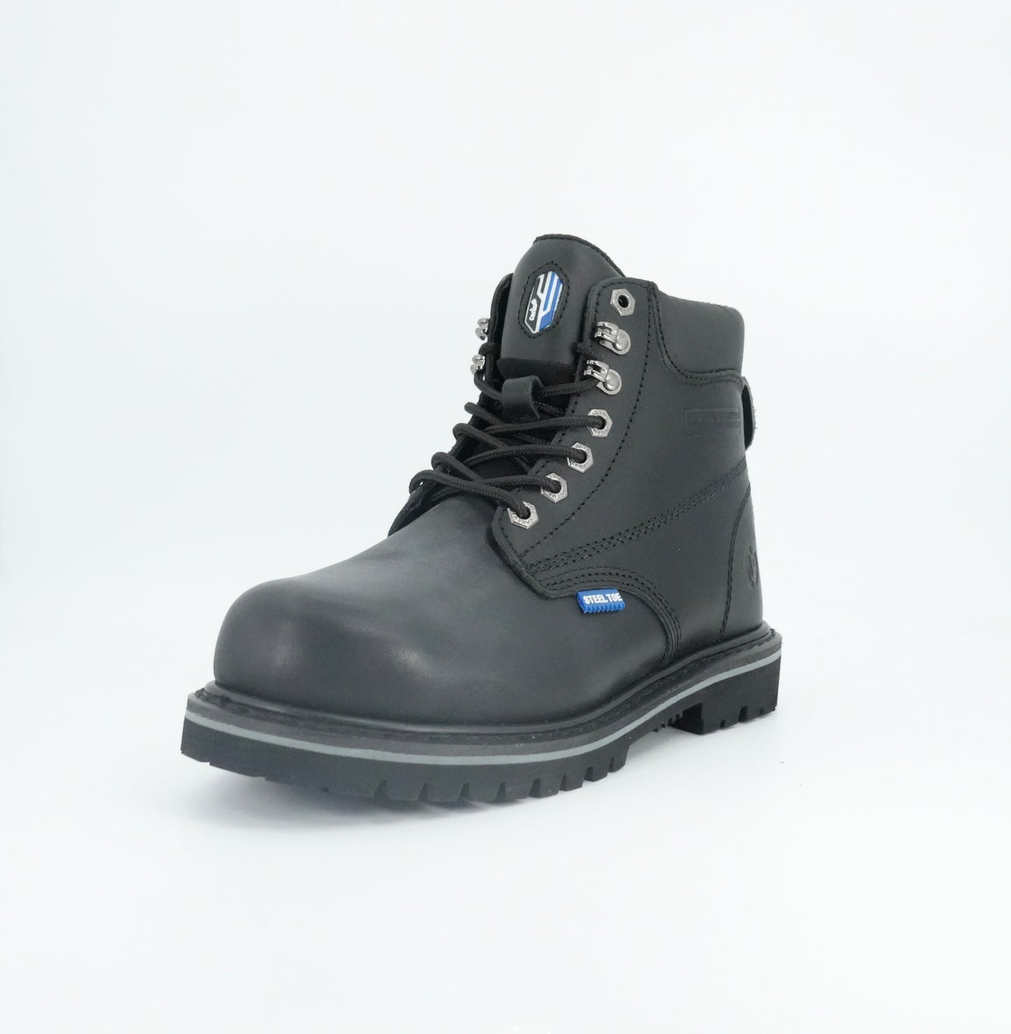 Cactus Men's Steel Toe Work Boot - Black