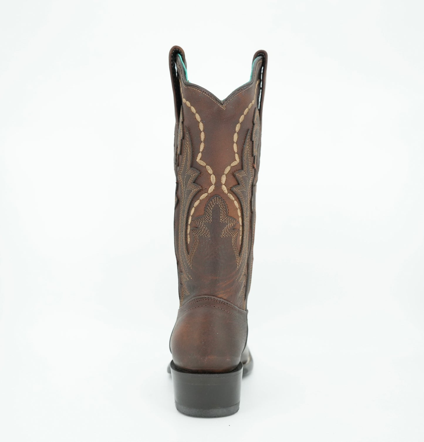 Wild West Women's Walnut Rage Semi Square Toe Dubai Boot