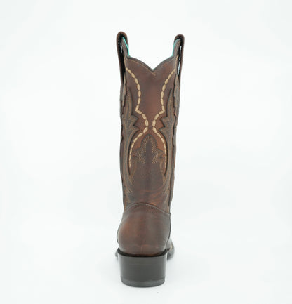 Bota Dubái de cuero marrón para mujer de Wild West