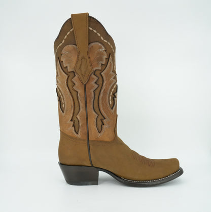 Bota Dubái Crazy Taupe para mujer de Wild West