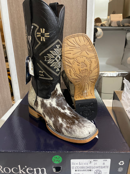 Rock'em Women's Aztec Cow Hair Boots Size: 8 *AS SEEN ON IMAGE*
