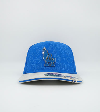 XCap LA X Mexicans Graphic Design Blue Baseball Cap