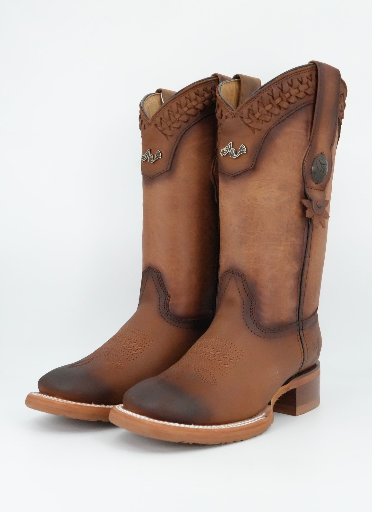 Tombstone Women's Grasso Honey Square Toe Leather Boot