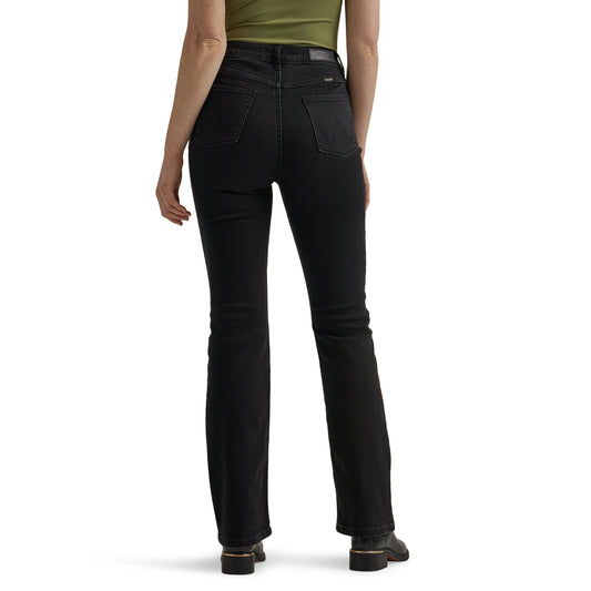 Wrangler Women's High Rise Bold Bootcut Jean - Black
