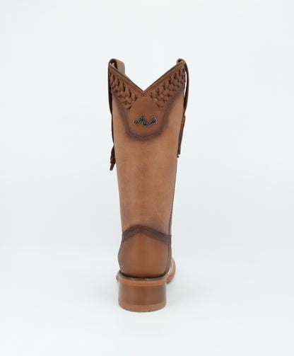 Tombstone Women's Grasso Honey Square Toe Leather Boot