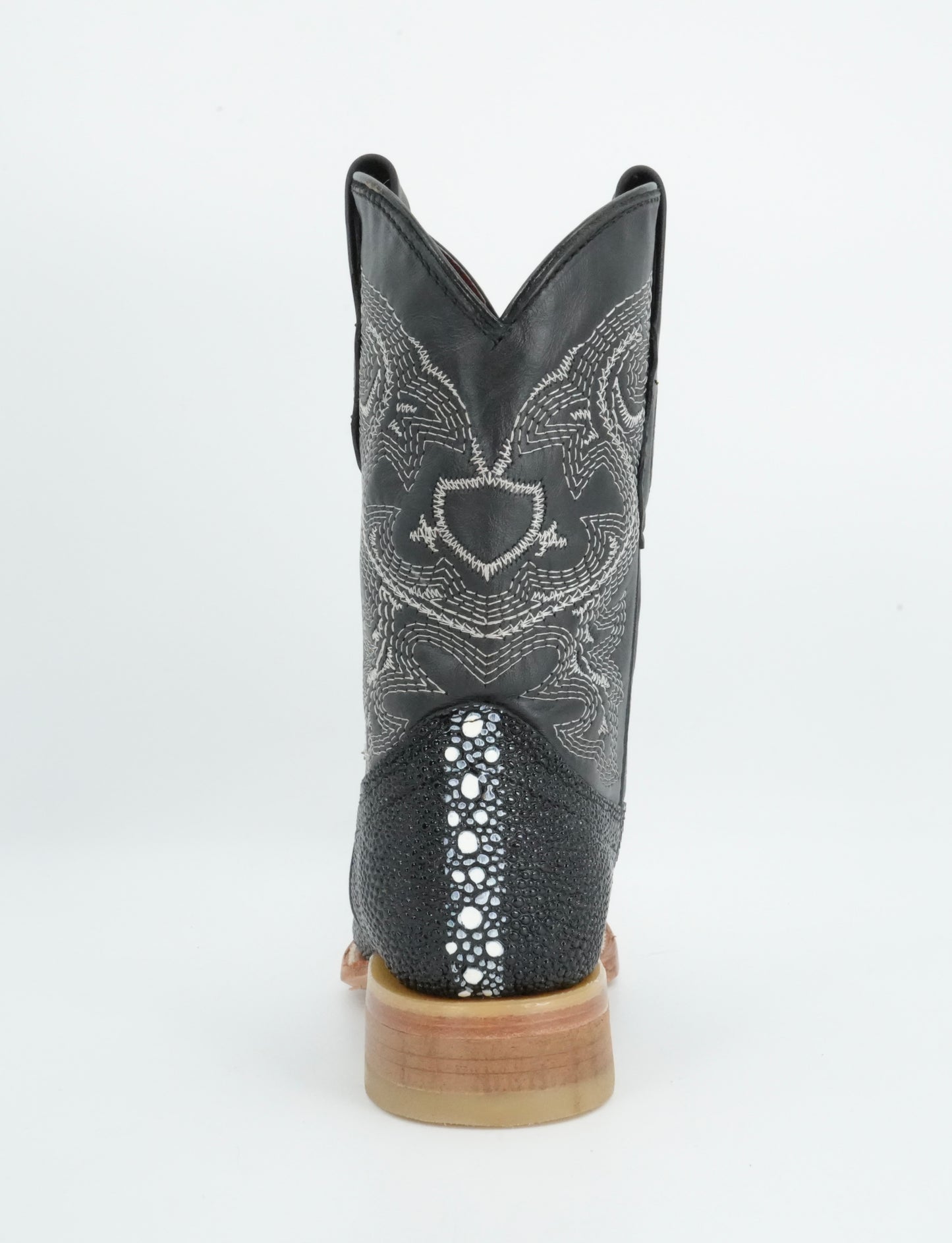 Black Stone Kid's Black Stingray Print Boot