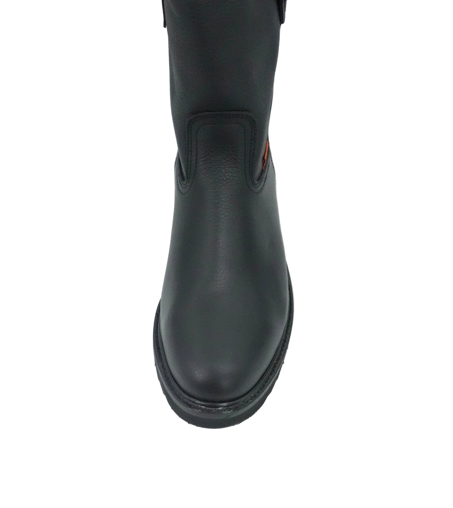 Original Michel Grisly Pull Up Oval Toe Work Boot - Black