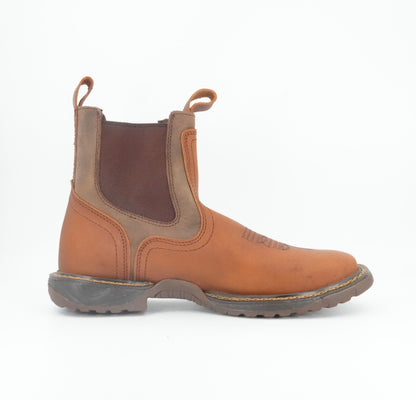 Cebu Men's BC Thunder Square Toe Short Work Boot - Tan
