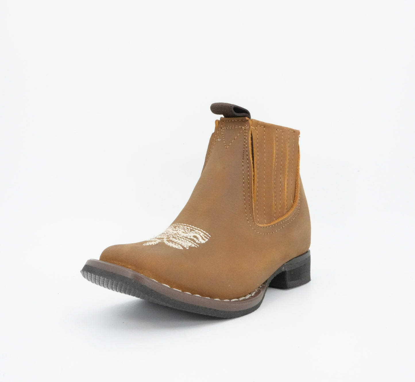 Quincy Kid's Crazy Brown Short Boot