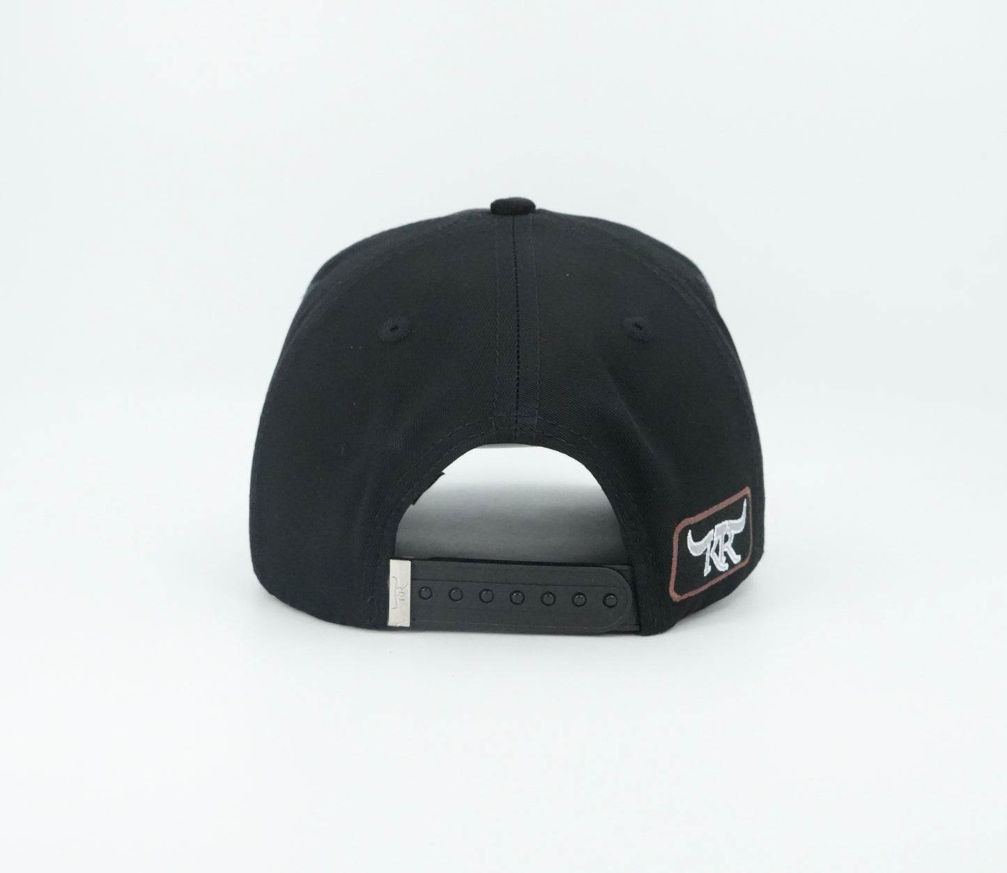 The King Ranch Crocodile Patch Cap - Black