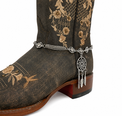 Women's Charm Chain Boot Accessory - Dreamcatcher