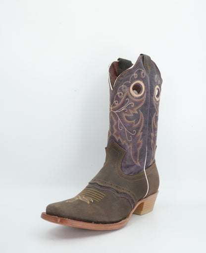 Calzatti Women's Brown Narrow Square Toe Boot