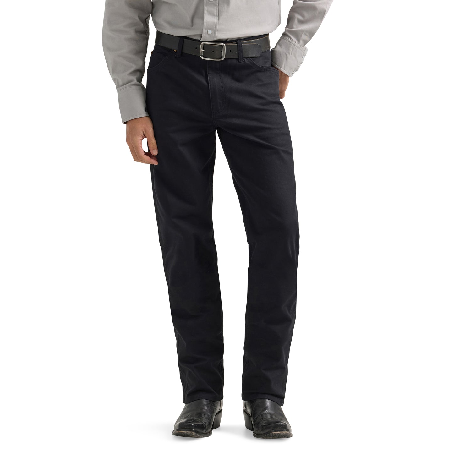Vaqueros de corte slim con corte estilo vaquero y piedra áspera de Wrangler