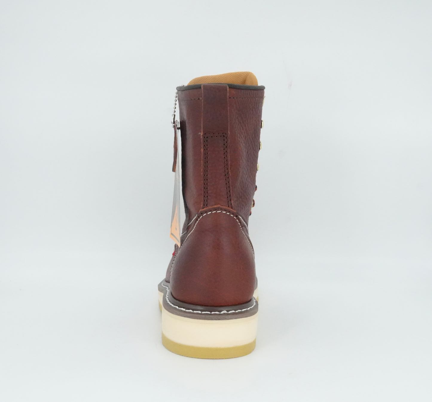 Cactus Men's Leather Lace Up Work Boot - Wine