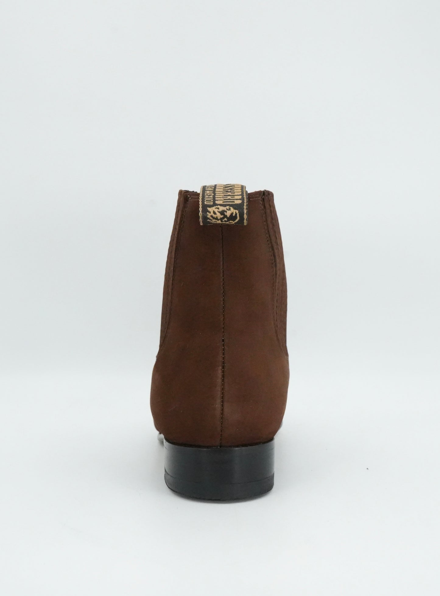 Besserro Kid's Nobuck Charro Short Boot - Chocolate