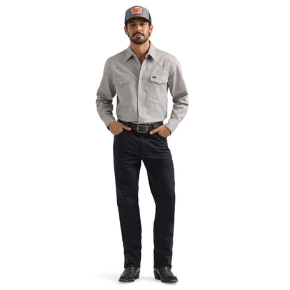 Vaqueros de corte slim con corte estilo vaquero y piedra áspera de Wrangler