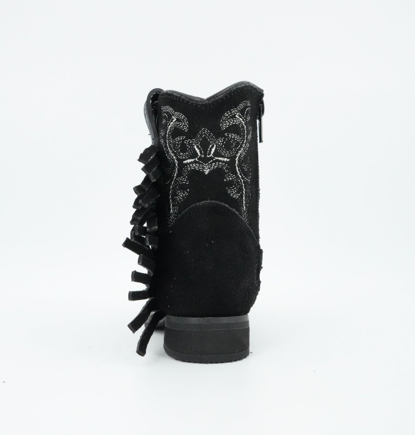 Chaparral Infant/Toddler Suede Fringe Black Boot