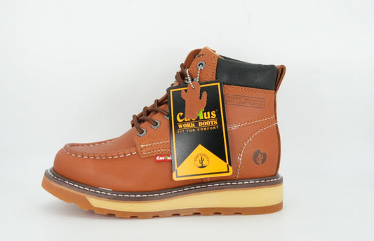 Cactus Men's Moc Toe Work Boot - Brown