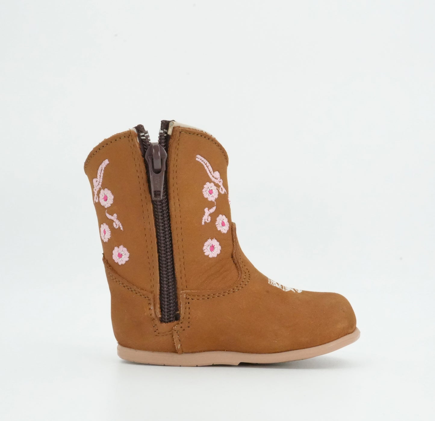 Hooch Infant / Toddler Flowers Cinnamon Boot