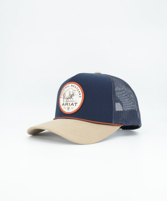 Ariat Men's Original Western Patch - Navy Blue