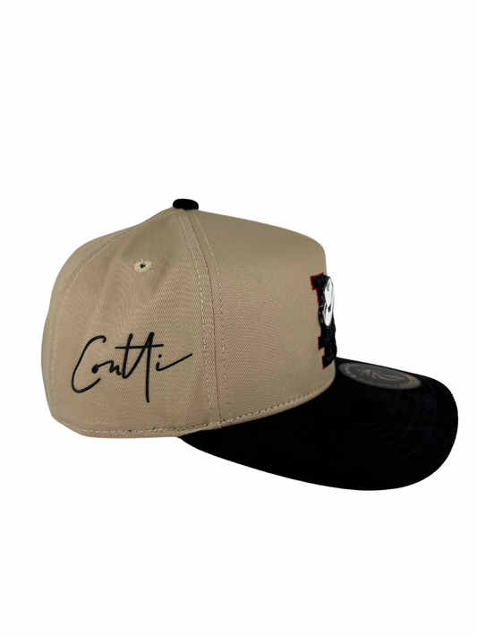 Contti LA Cowboy Snapback Cap Khaki