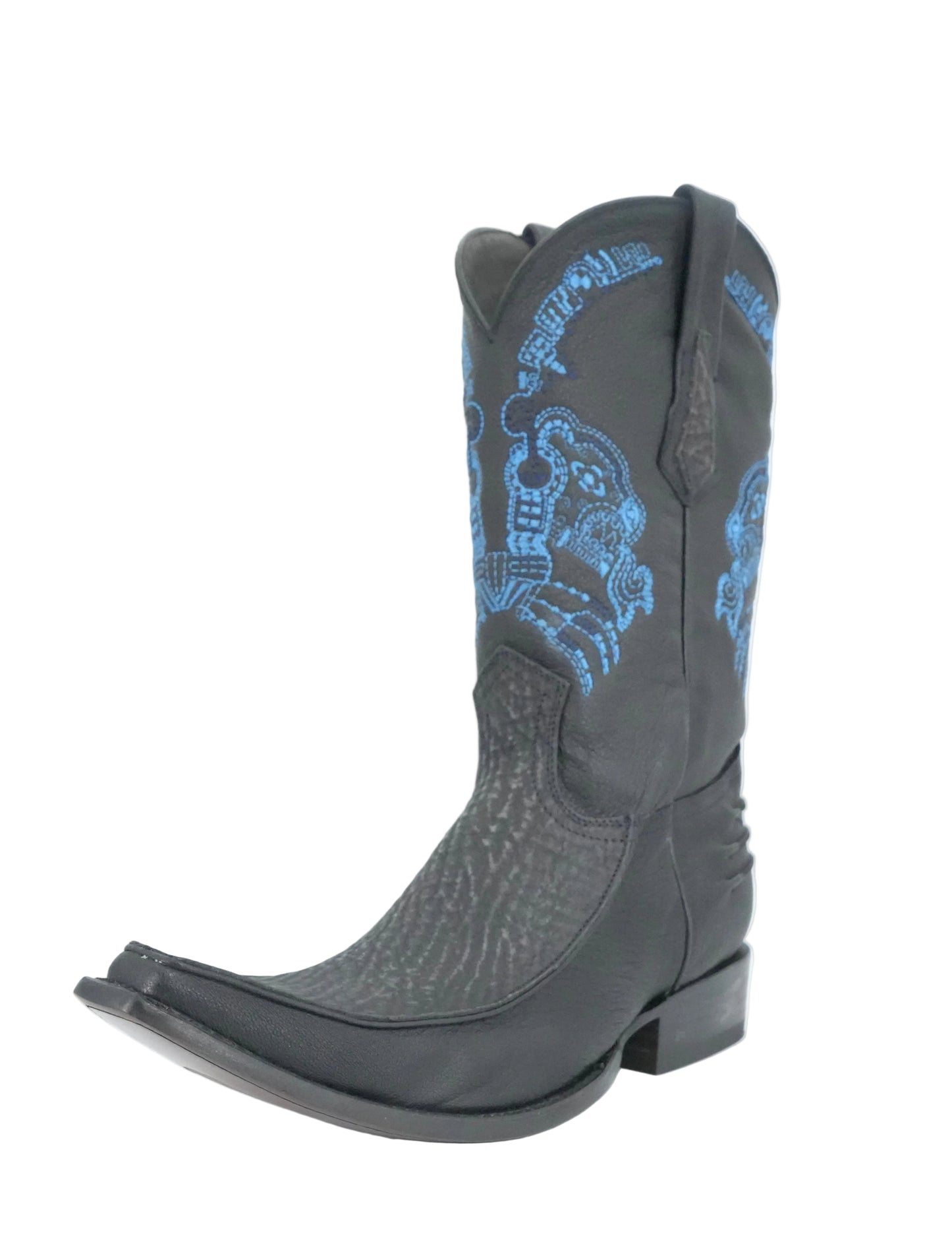 Cuadra Men's Shark Versache Toe Boot - Black