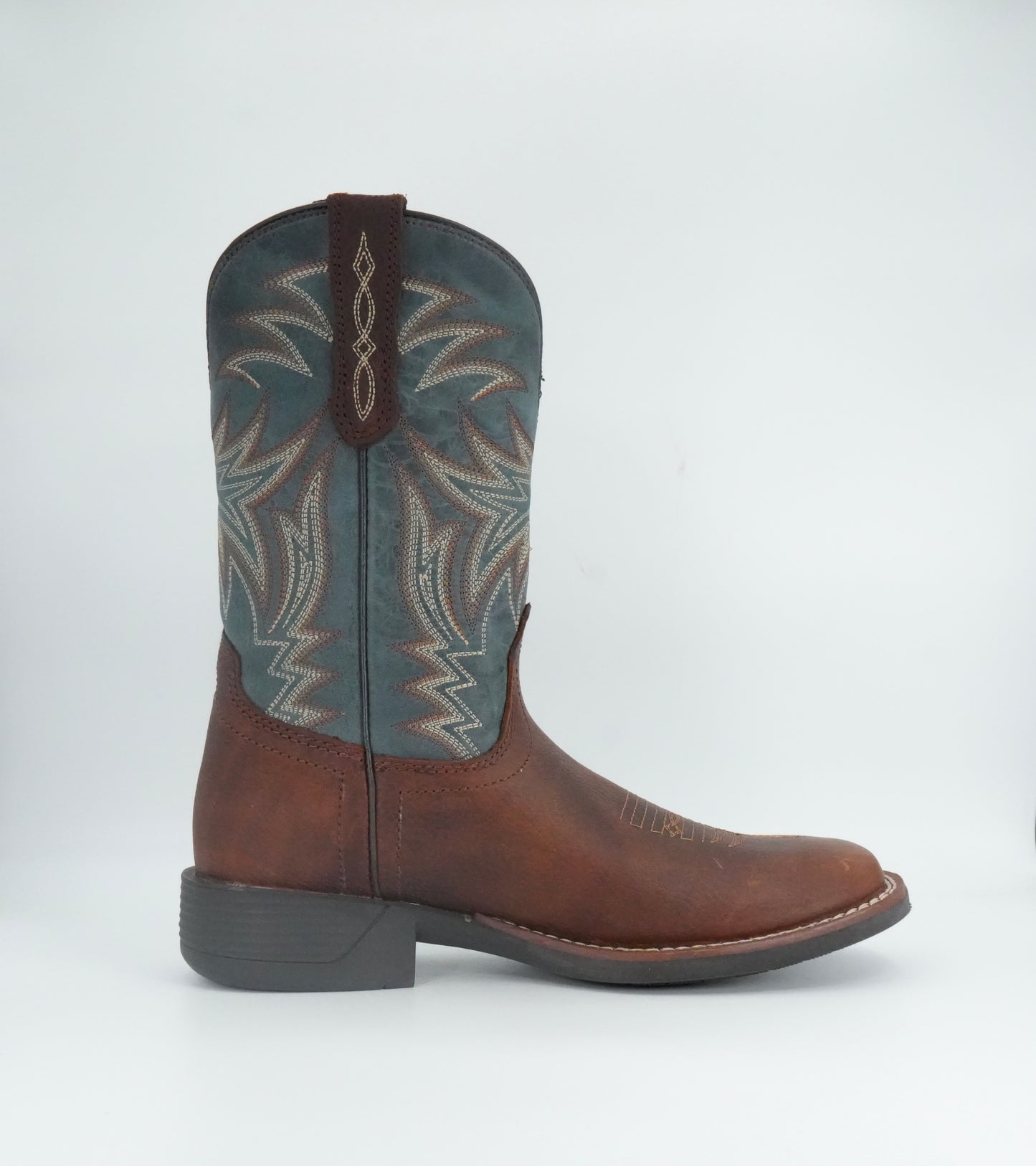 Cebu Men's Denali Square Toe Work Boot - Brown