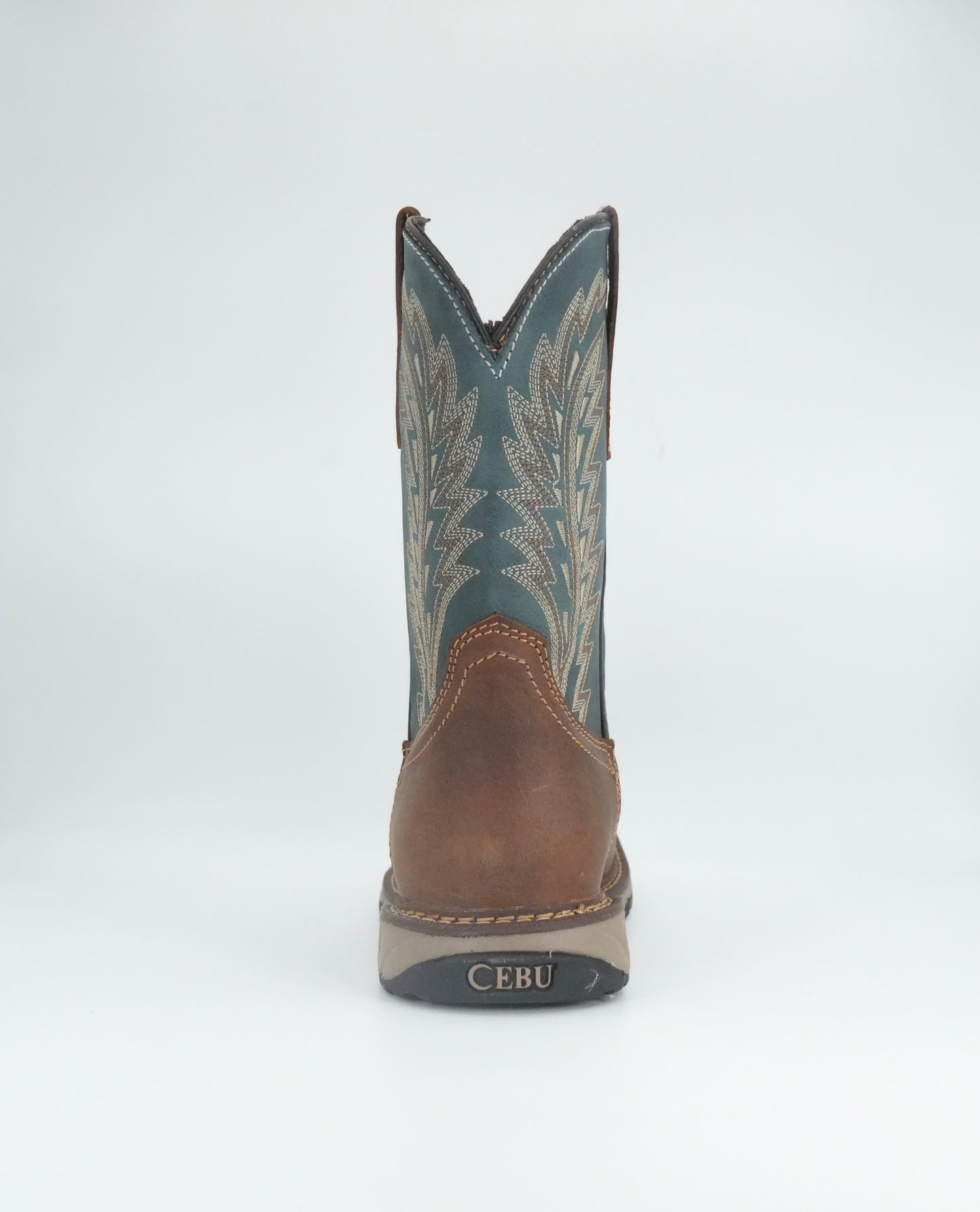 Cebu Men's Tundra Square Toe Work Boot - Roble Tan