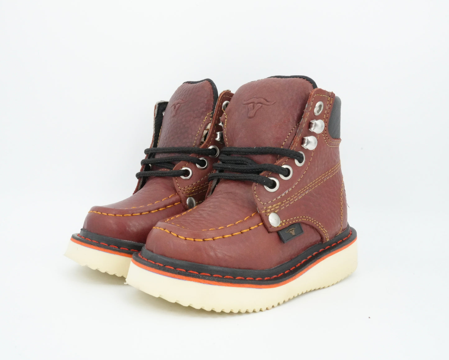 Hooch Kid's Work Boot Shedron Moc Toe Boot