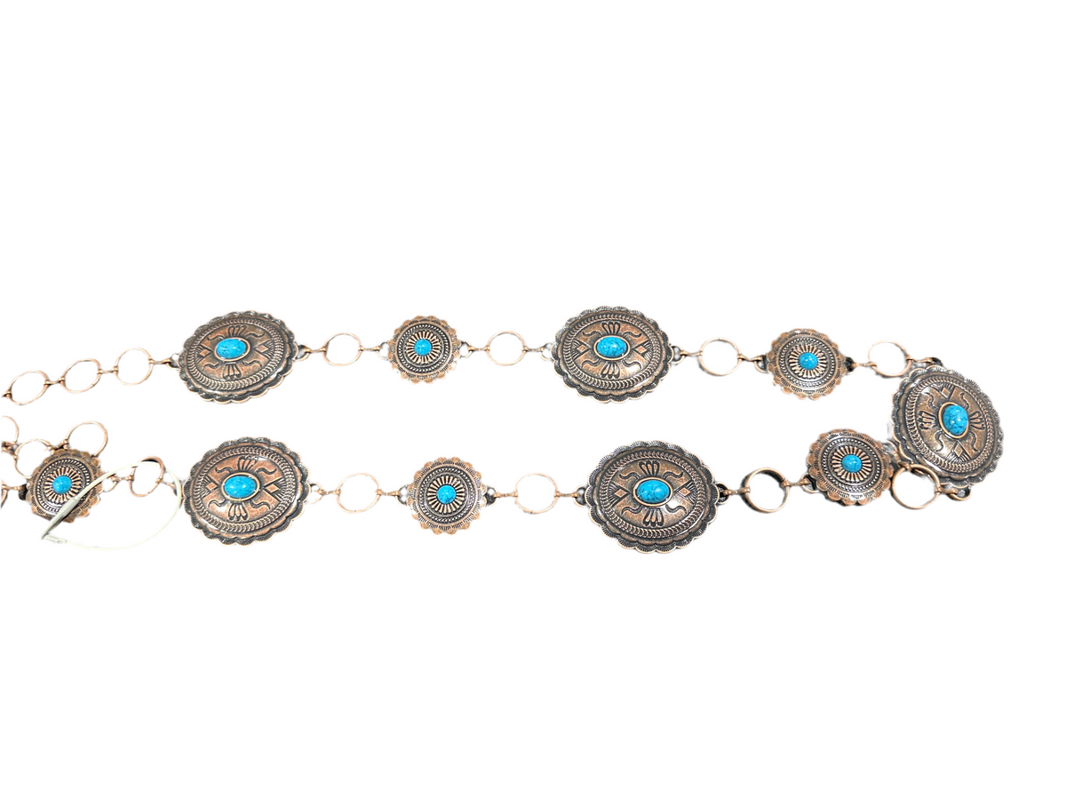Women's Nomad Copper Conch Chain Belt