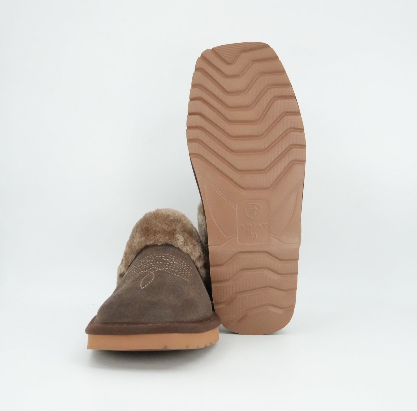 Women's Ariat Jackie Square Toe Slipper - Chocolate