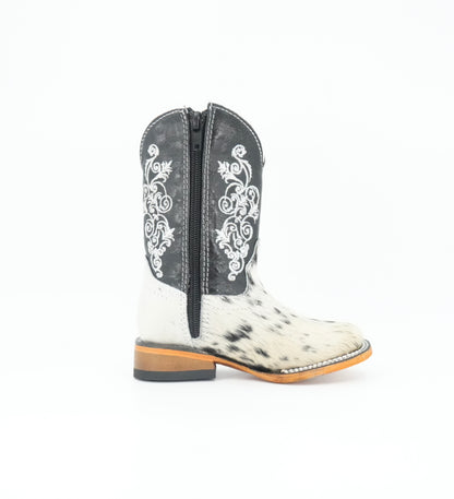Chaparral Kid's Nathalia Cow Hair Boot Size 8 US *AS SEEN ON IMAGE*