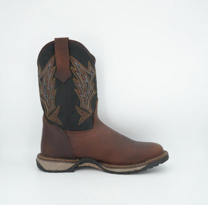 Cebu Men's WTP Square Steel Toe Work Boot - Brown
