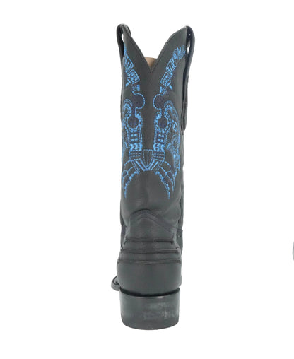 Cuadra Men's Shark Versache Toe Boot - Black