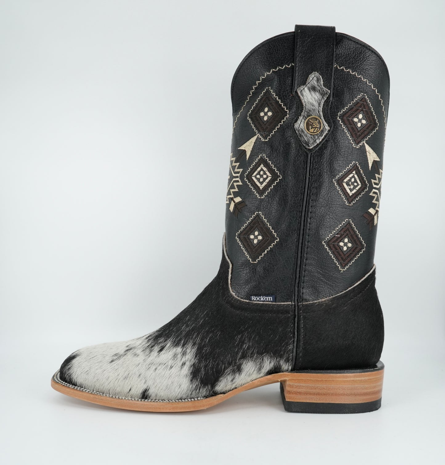 Rock'em Men's Cow Hair Boots Size 12 *AS SEEN ON IMAGE*