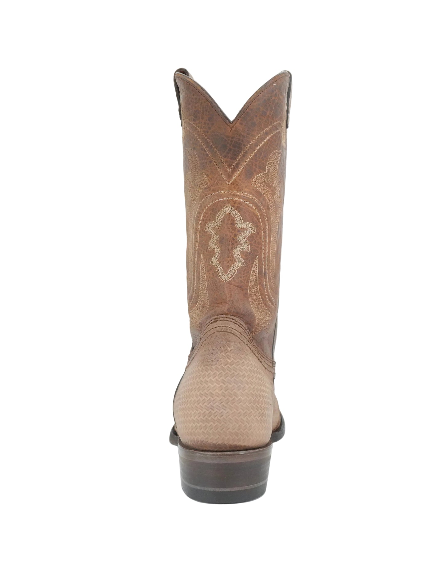 Cuadra Men's Cowhide Leather Semi Round Toe Boot - Two Tone Brown
