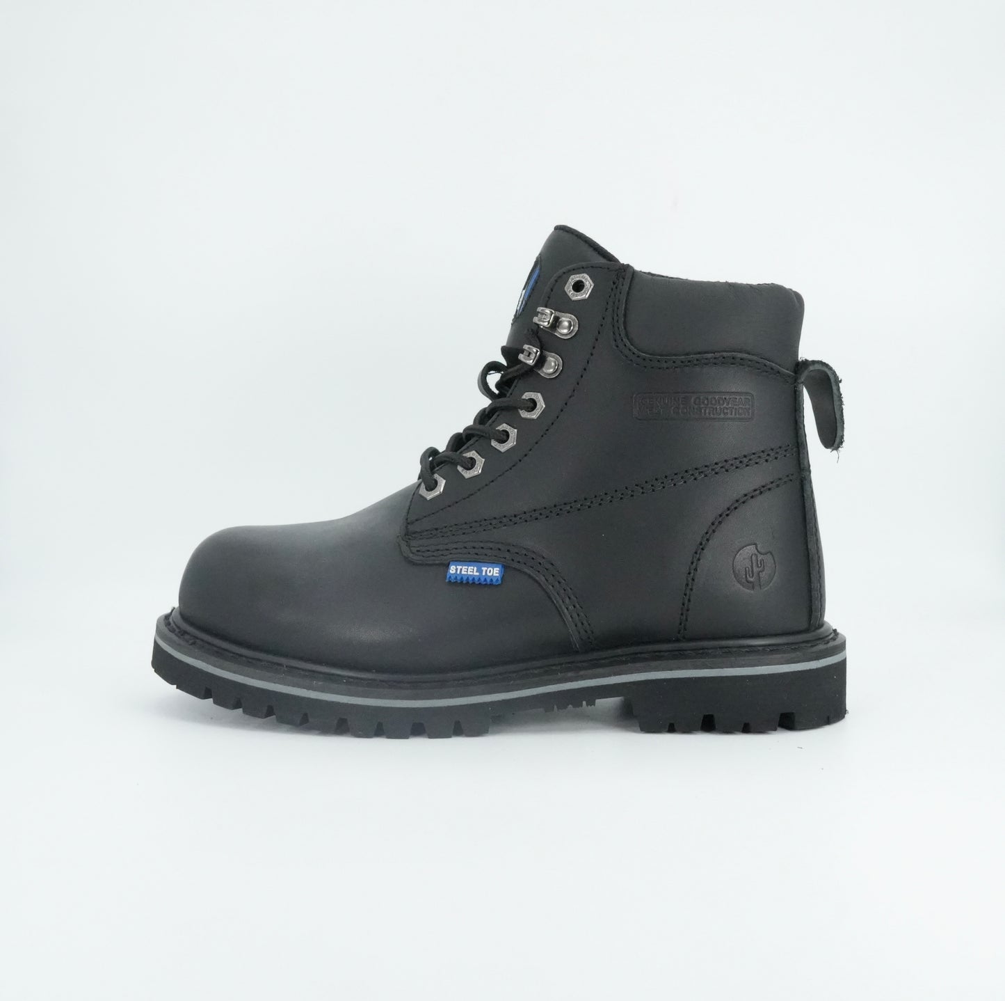Cactus Men's Steel Toe Work Boot - Black