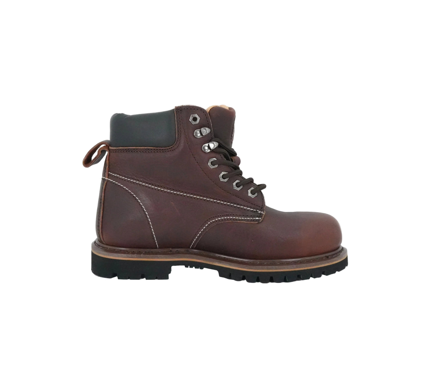 Cactus Men's Steel Toe Work Boot - Dark Brown