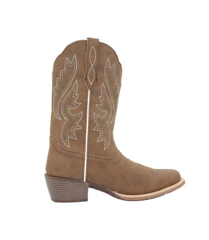 Justin Women's Dezi Medium Square Toe Boot - Brown